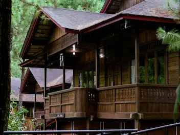 OTA platform on tablet at hotel front desk